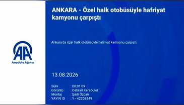 Ankara'da özel halk otobüsü ile hafriyat kamyonu çarpıştı: Ölü ve yaralılar var...