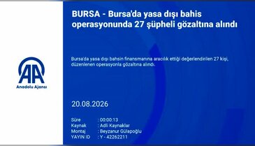 Bursa'da yasa dışı bahis operasyonu! Çok sayıda gözaltı kararı var...