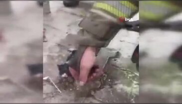 Alevlerin arasından çıkarıldı! Bursa'da yürekleri ısıtan anlar