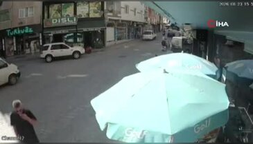 Bursa'da motosiklete çarpıp kaçtı! Kamere görüntüleri ortaya çıktı