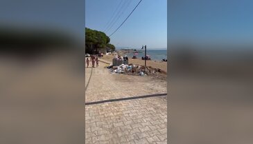 Bursalıların akın ettiği ünlü sahilde keyif kaçıran görüntü!
