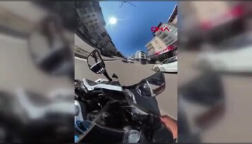 Bursa'da film sahnesi gibi kaza! Sürücü metrelerce havaya savruldu
