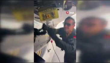SOLOTÜRK'ün İstanbul semalarındaki gösterisi kokpit kamerasında