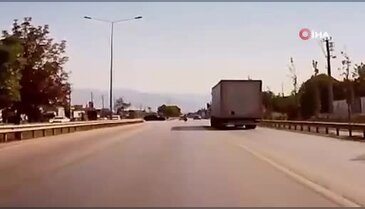 Bursa'da ölümden döndü! O anlar kamerada