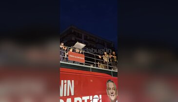 Özgür Özel Bursa'da FSM Bulvarı'nda konuştu: "Hodri meydan"