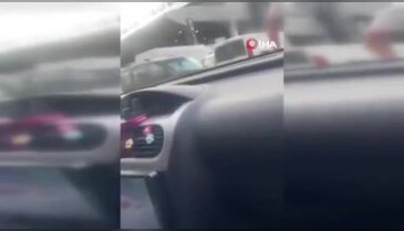 Korna çaldı, olanlar oldu! Otomobilin önünü kesip ölümle tehdit etti