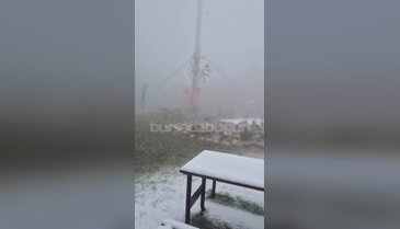 Uludağ beyaza büründü! Gerçek sonradan ortaya çıktı