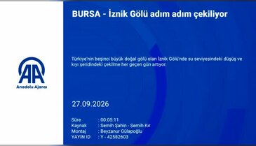 İznik gölü adım adım çekiliyor