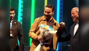 Konserde beklenmedik kaza! Hulusi Akar neye uğradığını şaşırdı
