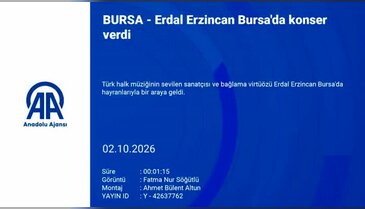 Erdal Erzincan Bursa'da konser verdi