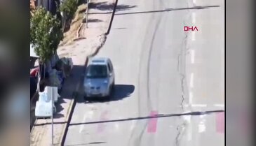 Dronlu denetimi fark edince araç içinde yer değiştirdiler! Cezası ağır oldu