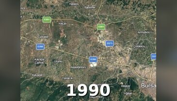 Bursa'nın Nilüfer'i 40 yılda böyle değişti! 1985'ten 2020'ye zaman yolculuğu...