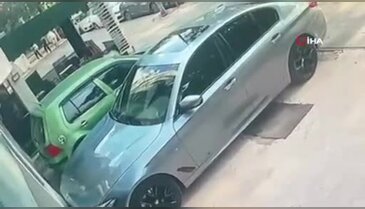 6. kattan otomobilin üzerine düştü! Sağlık durumu ağır