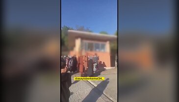 İşte ortaokulda dehşet saçan öğrencinin gözaltına alındığı anlar
