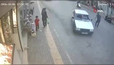 Bursa'da saniyeler içinde feci kaza! Çarpmanın etkisiyle resmen savruldu